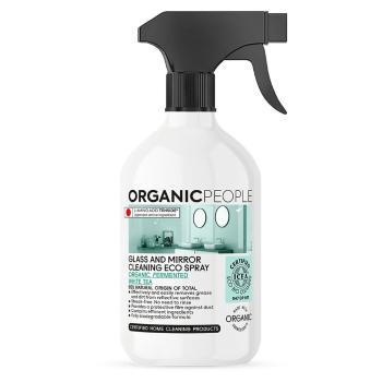 ORGANIC PEOPLE Eko Čistiaci sprej na sklo a zrkadlá 500 ml, poškodený obal