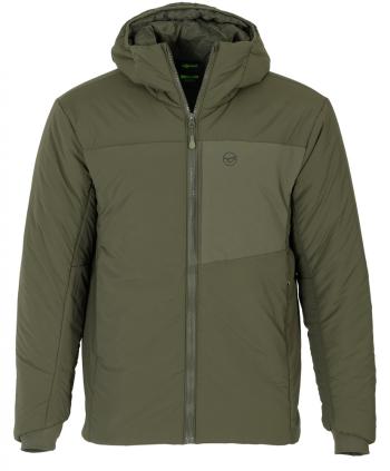 Korda bunda insulated hooded jacket dark olive - l