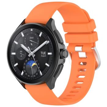 SILICONE Vymeniteľný remienok pre Xiaomi Watch 2 oranžový