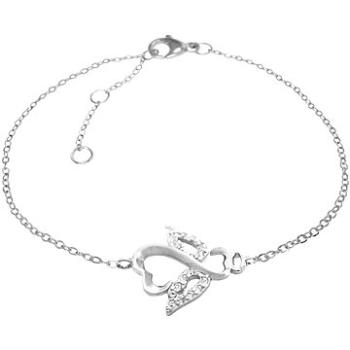 JSB Bijoux Strieborný náramok Anjel s kryštálmi značky Swarovski 92500406cr (Ag 925/1000; 1,58 g) (8592661388037)