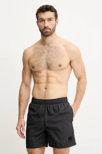 Plavkové šortky Armani Exchange čierna farba, XM000812 AF13556