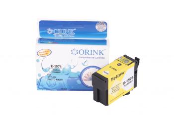 Epson kompatibilná atramentová náplň C13T15744010, 29,5ml (Orink box), žltá