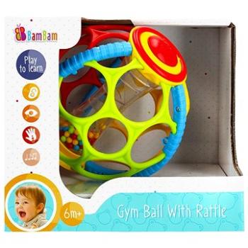 Bam Bam gumová gulička s hrkálkou (5902643643130)
