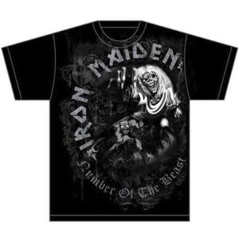 Iron Maiden tričko Number of the Beast Grey Tone  one_size