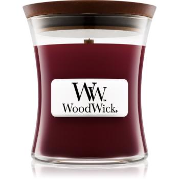 Woodwick Black Cherry vonná sviečka s dreveným knotom 85 g