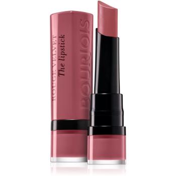 Bourjois Rouge Velvet The Lipstick matný rúž odtieň 13 Nohalicious 2,4 g