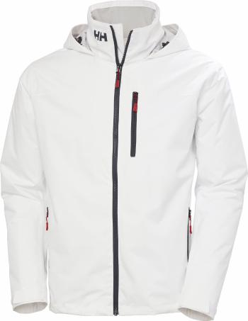 Helly Hansen Bunda Men's Crew Hooded Midlayer Sailing Jacket 2.0 White L