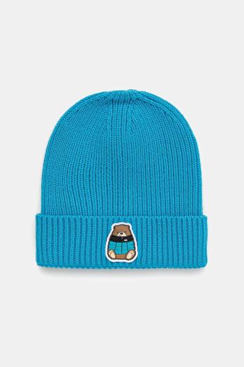 Detská čiapka The North Face KIDS TNF LOGO BOX CUFFED BEANIE modrá farba, NF0A8CGUFOP1