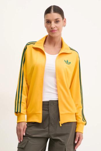 Mikina adidas Originals Firebird dámska, oranžová farba, s nášivkou, JP2300