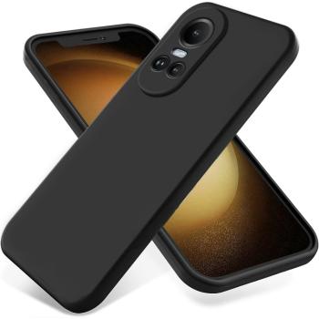 RUBBER Ochranný kryt pre Oppo Reno10 5G / Reno10 Pro 5G čierny