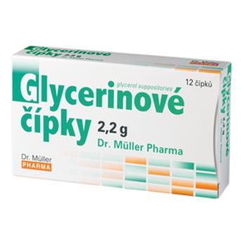 DR.MULLER Glycer.čapíky 2,2g 12 ks