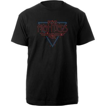 Foo Fighters tričko Black Disco Outline  one_size