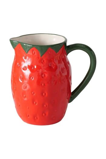 Džbán Boltze Strawberry 1,2 L červená farba