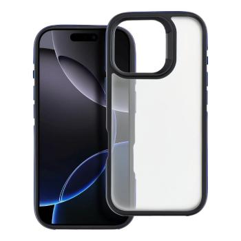Neo Apple iPhone 16e kemény hátlap tok, átlátszó/kék