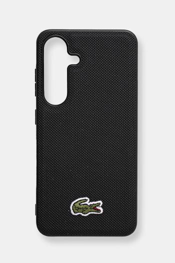 Puzdro na mobil Lacoste Samsung Galaxy S25 čierna farba, LCHMS25SPVCK