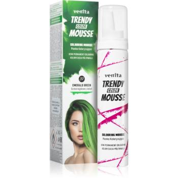 Venita Trendy Color Mousse farbiaca pena bez amoniaku odtieň No. 37 - Emerald Green 75 ml