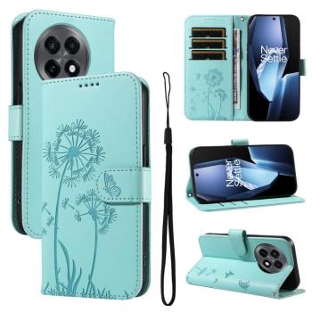 ART DANDELION Peňaženkové puzdro pre OnePlus 13R 5G svetlozelené