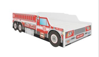 ArtAdrk Detská auto posteľ FIRE TRUCK Prevedenie: 70 x 140 cm