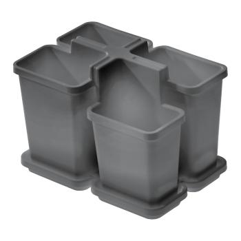 Scurgător de tacâmuri Tontarelli BELLA mic cutavă, gri, gri