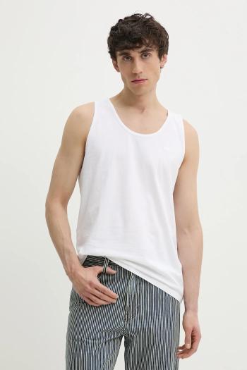 Bavlnené tričko Levi's HOUSEMARK TANK biela farba, A7256