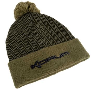 Korum čiapka thermal beanie hat - black/olive