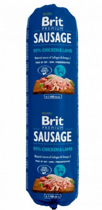 Saláma BRIT dog Chicken & Lamb 800g