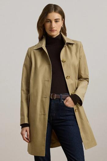 Kabát Lauren Ralph Lauren dámsky, béžová farba, prechodný, 297967121
