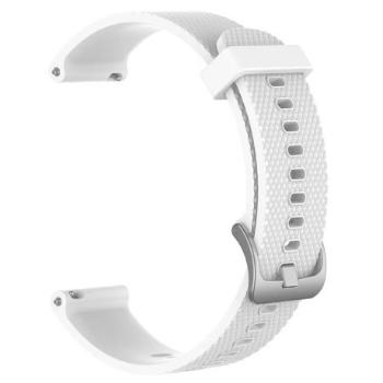 BStrap Silicone Land remienok na Garmin Vivoactive 3, white (SGA005C03)