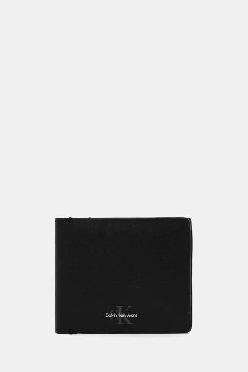 Peňaženka Calvin Klein Jeans pánska, čierna farba, K50K513179