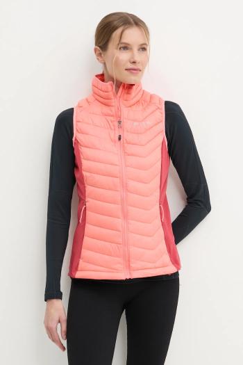 Športová vesta Columbia Powder Pass oranžová farba, prechodný, 2126132