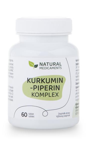 Natural Medicaments Kurkumín-piperín komplex 60 tablet