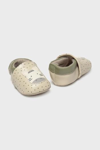 Topánky pre bábätká Mayoral Newborn béžová farba, 9943