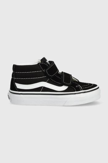 Detské tenisky Vans UY SK8-Mid Reissue V VN00018TBD61 čierna farba