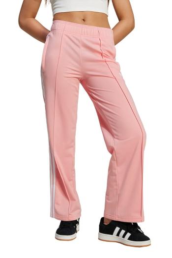 Detské tepláky adidas Originals oranžová farba, s nášivkou, JD1664
