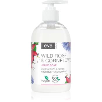 Eva Natura Wild rose & Cornflower krémové tekuté mydlo na ruky 500 ml