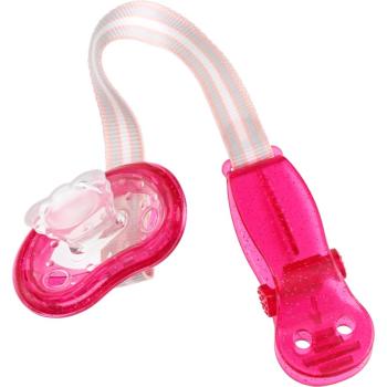 Curaprox Baby Dummy Holder spona na cumlík Pink 1 ks