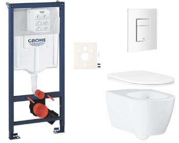 Závesný wc set do ľahkých stien / predstenová montáž GROHE Essence SIKOGRSESSCSH0