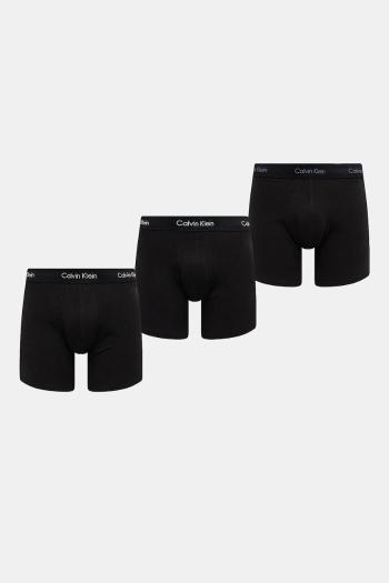 Boxerky Calvin Klein Underwear 3-pak pánske, čierna farba, 000NB1770A