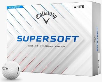 Callaway Supersoft 2025 White Basic Golfové lopty