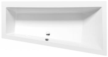 POLYSAN - ANDRA R asymetrická vaňa 160x90x45cm, biela 81541