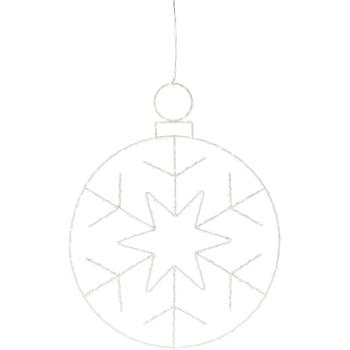 Vianočná závesná LED dekorácia Kerstball Snowflake 250 LED, 48 cm