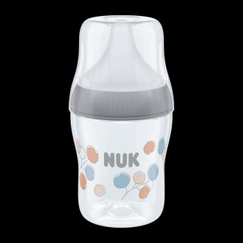 NUK Perfect Match fľaša s kontrolou teploty, šedá 150 ml