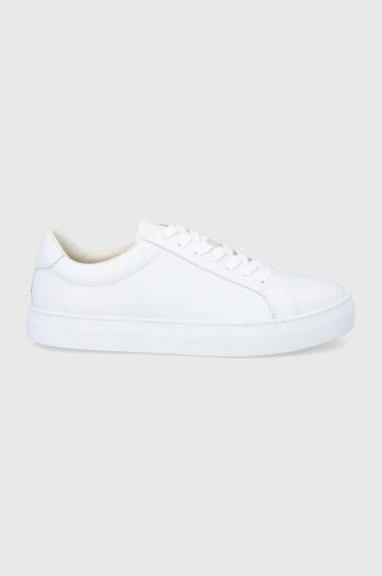 Kožená obuv Vagabond Shoemakers Paul 2.0 biela farba