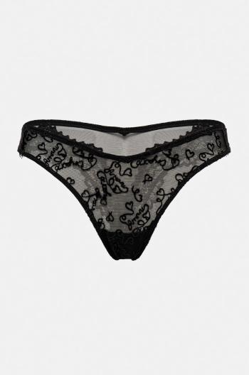 Brazílske nohavičky Emporio Armani Underwear čierna farba, 164856 4F211