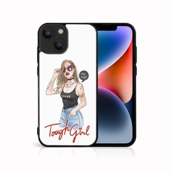 MY ART Ochranný kryt pre Apple iPhone 14 TOUGH GIRL (131)