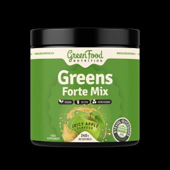 GREENFOOD NUTRITION Greens Forte Mix šťavnaté jablko 240 g