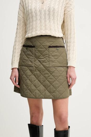 Sukňa Weekend Max Mara zelená farba, mini, rovný strih, 2515101041600