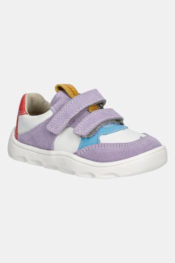 Detské kožené tenisky Froddo BAREFOOT ZERU SPRING fialová farba, G3130264