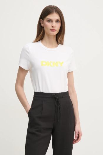 Tričko Dkny dámske, biela farba, P4KHCWNA
