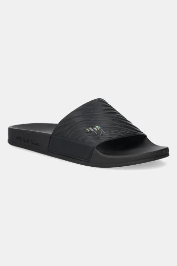 Šľapky PS Paul Smith Zed pánske, čierna farba, M2S-ZED01-PRUB